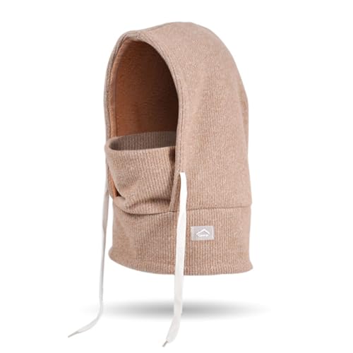 Warmer Outdoor 3 in 1 Scarf, Balaclava Adult Kids Hood Hat, Parent-Children Winter Skiing Mask-C||Adult