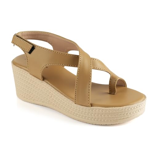 Image of MOSAC Women /Girl's Stylish Casual Comfortable Wedges Platform Heel Sandal FOR Women & Girls