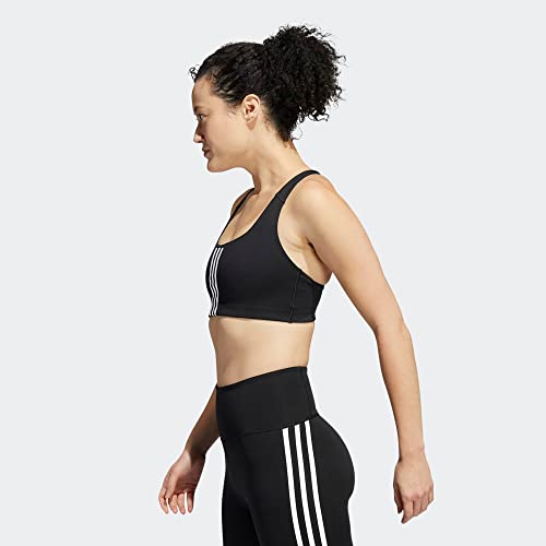 adidas Women's Training Medium Support Better 3-Stripes Bra3