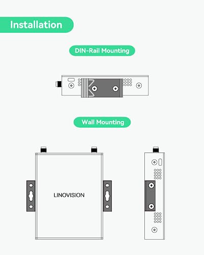 Image of LINOVISION Industrial Global 4G LTE Cellular Router with Pre-Loaded Data Plan - 5GB 365 Days, Virtual SIM Router Supports Plug-n-Play, RS232 /RS485, MQTT, Global Coverage and Pay as You Go