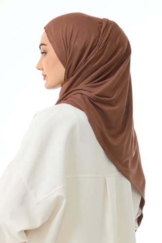 Instant Hijab Scarf For Women, Premium Jersey Head Scarf Wrap, Practical Jersey Hijab, Women Muslim Instant Hijab3