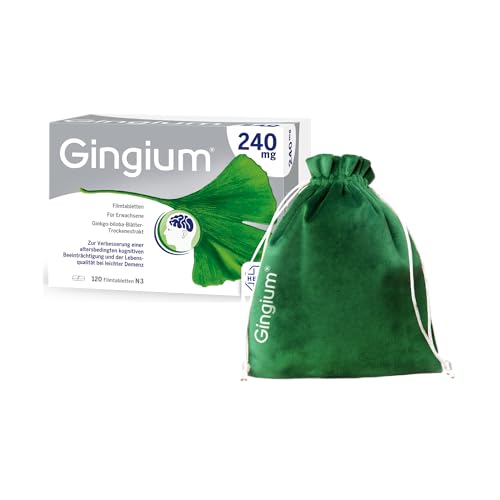 Preisvergleich Produktbild Gingium® 240 mg Filmtabletten + Samtsäckchen