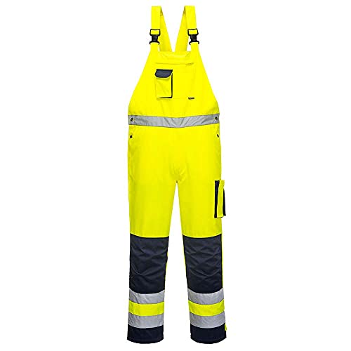 Salopette haute visibilité Portwest Dijon TX52 pour travailler en sécurité et sans gêne