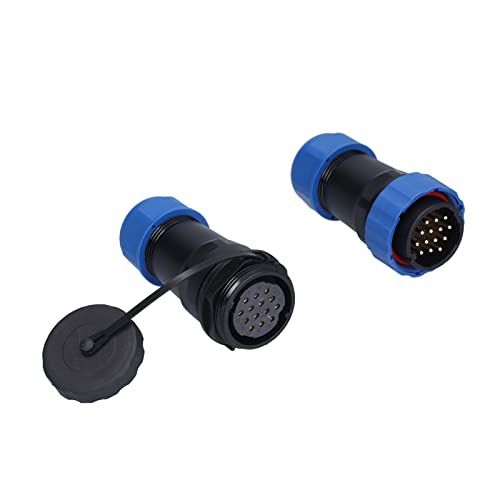 Conector de aviación SP28 con 14 pines IP68 miniatura 7
