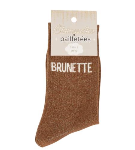Photo de Felizz, Chaussettes paillettes - Brunette (36-42)