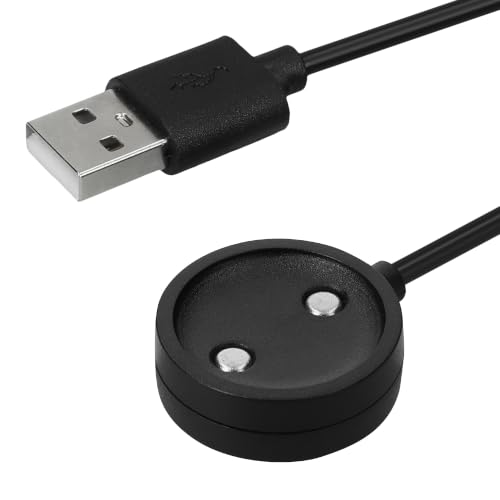 kwmobile Câble USB compatible avec Suunto Vertical/Race S/Ocean câble - Câble rechange chargeur fitness tracker montre connectée - noir