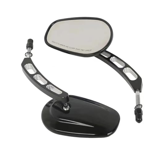 Espejos de moto de 8mm para viajes largos en Harley Touring y Sportster