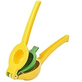 Joose World Top Rated Premium Quality Metal Lemon Lime Squeezer – 2 in 1 Manual Citrus Press Juicer, FREE Zester with every purchase!