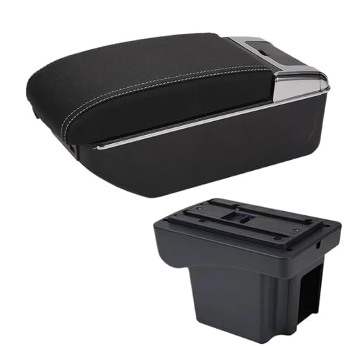 Schowek w podłokietniku samochodowym, do Chevroleta, do modelu NIVA, dwuwarstwowy, chowany, centralny, z popielniczką, uchwytem na kubek, akcesoriami USB, poręczą