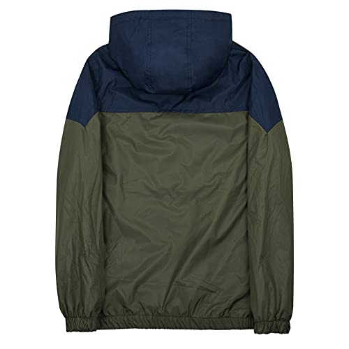 Image of MADHERO Mens Windbreaker Jacket Lightweight 90s Retro Wind Breakers