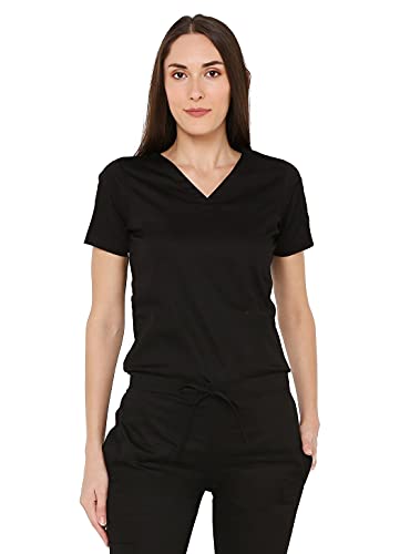 Image of Associated Uniforms Womens Cotton Slim Fit Scrub Suit with Lycra /Spandex /Stretch feel (LYCO)