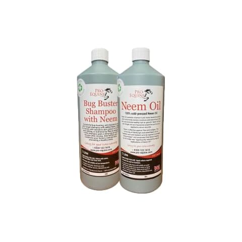 NEEM OIL AND NEEM SHAMPOO TWIN PACK OFFER. Quality pure cold pressed Neem and 100% natural Neem shampoo. Ideal for all animals and humans. Effective treatment for Sweet-Itch, Mud fever, lice, dry skin, woundcare. Each pack includes 1 x Neem oil 1kg and 1 x Neem shampoo 1kg.' Cover