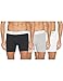 Calvin Klein Herren - 3er-Pack mittlere Taille Hüft-Shorts - Cotton Stretch, (Schwarz/Grey/White) (3-er pack) Gr.M