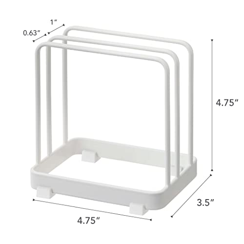 Soporte de tabla de cortar YAMAZAKI Home Plate en acero miniatura 5