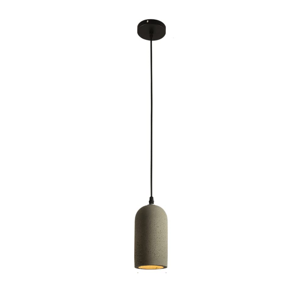 Pendentif rétro en ciment E27 ajustable pour sublimer les intérieurs sombres