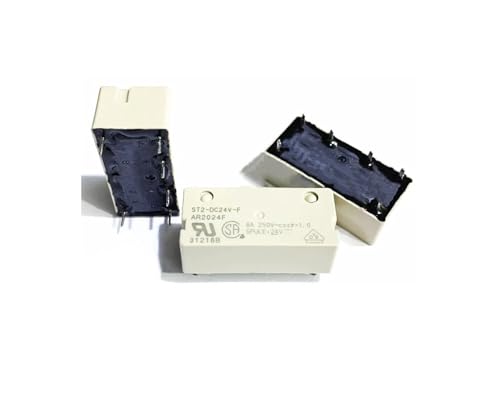 Relais ST2-DC24V-F 24V CC 8A à 6 broches pour circuits imprimés