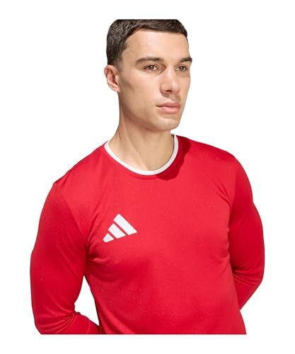 adidas Herren Entrada26 Long Sleeve Jersey Shirt, Team Power red 2/White, L – Ansicht 3