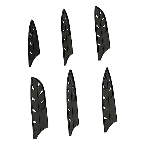 Kitchen Knives 10pcs Steel Set Chef Cover Sleeves Kitchen Blade Protector Camping Culinary Guard Professional Guards Boning Guards Knives Guard Universal Plastic Organizer