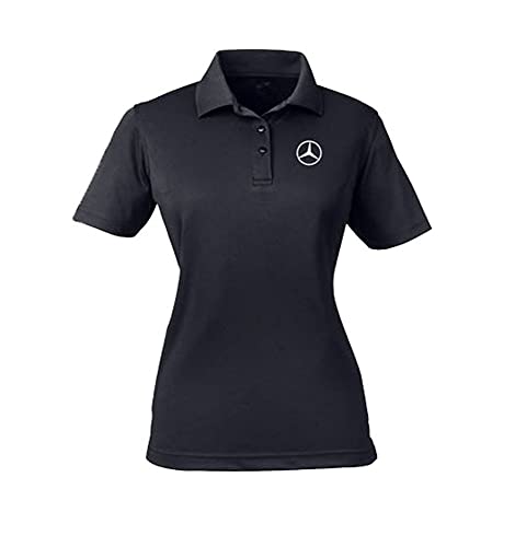 Mercedes Benz Women's Performance Polo Black (X-Large)