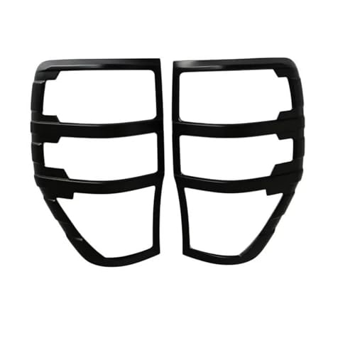 Couverture feux arrière Ford Ranger T6 T7 T8 2012-2021 en ABS noir mat