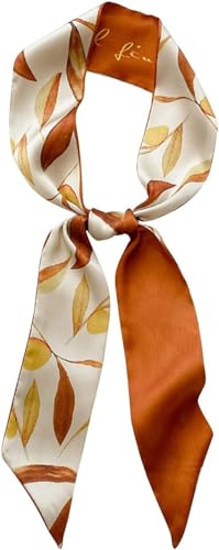 Fashion Bag Handbag Handle Ribbon Scarf Polka Dot Printing Neckerchief Scarf Women's Fashion Scarves, Great gift for mother, girlfriend, daughter