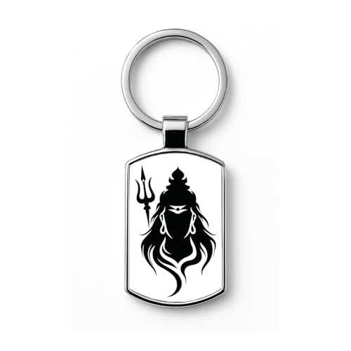 Image of Stylish Metal Keychains with Permanent Glossy Print - Inspirational Quotes & Spiritual Designs - Perfect Key chains for loved ones, Personal Use, Gifts & Return Gifts