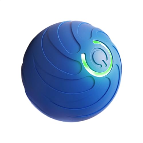 Consigue la bola rodante inteligente y eléctrica para gatos con luces, juguete interactivo para mascotas al mejor precio
