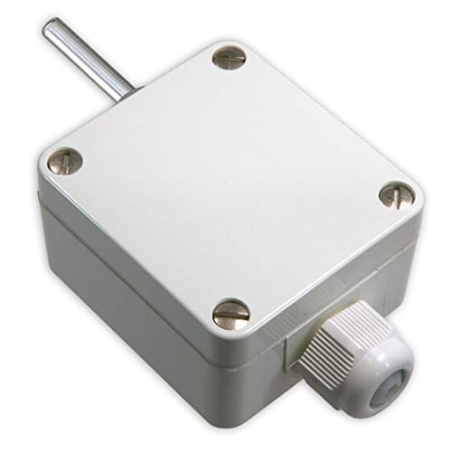 iOVEO 002AF01200   PT100   Sensor de temperatura exterior/sensor exterior con Mango, conector de 2 conductores, sonde de temperatura, IP65