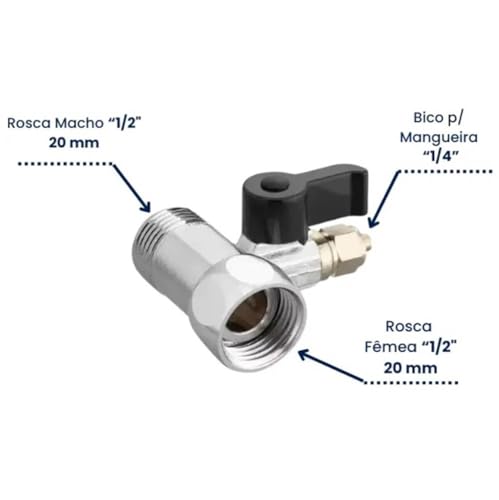 Adaptador Válvula Conexão para Purificadores Electrolux, IBBL e Consul