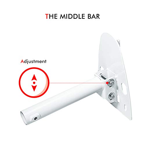 AA-Racks Model X37 Heavy Duty Rain-Gutter Van Roof Rack Round Bar Three Bar Set Steel Matte White