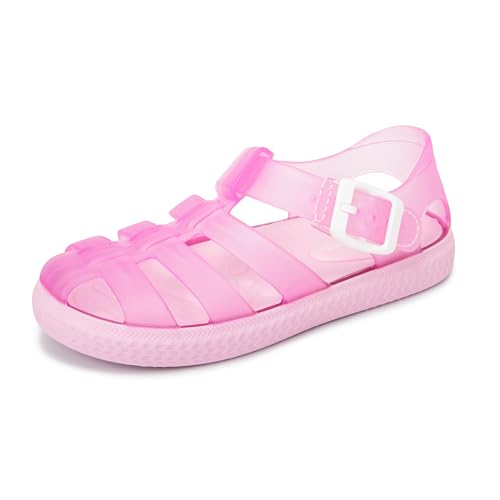 Image of Luffymomo Boys Girls Closed Toe Sandals Lightweight Beach Water Shoes Adjustable Summer Outdoor Sandal for Toddler /Little Kids
