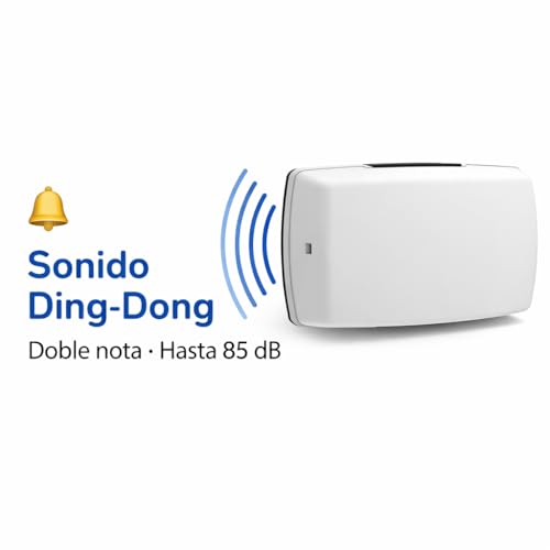 Miniatura 2 de Dinui Timbre Electromecanico Bison 2000 110-230v Timbre Electrico Ding Dong 85db Doble Nota Embornado Rápido Sin Tornillos Instalación Superficie O Caja Universal Blanco Rasmacor