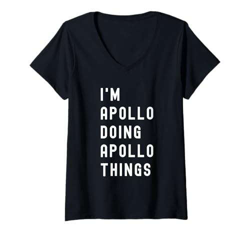 Donna Sono Apollo Que Fa Cose di Apollo Maglietta con