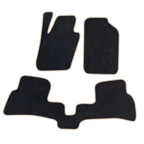 Tapis de sol de voiture Polo 2011-présent pour voyager en famille avec style beige
