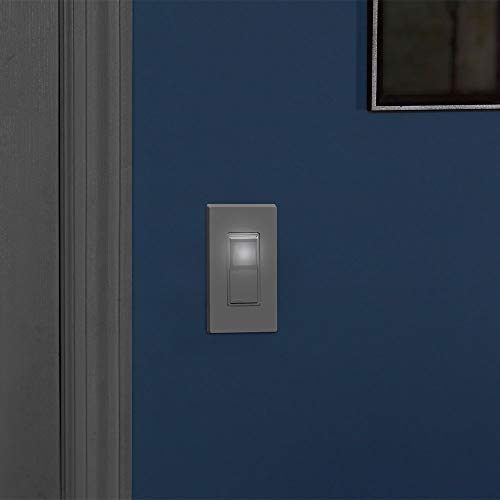 Leviton L5614-2W 15 Amp, 120/277 Volt, Decora Led Illuminated Rocker 4-Way Ac Quiet Switch, Residential Grade, Grounding, White #TOP4