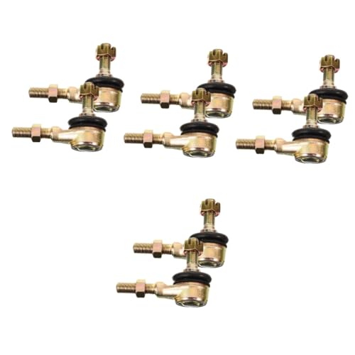 Tête de balle de direction kart Ciieeo en fer avec 4 paires de supports et joints de bielle