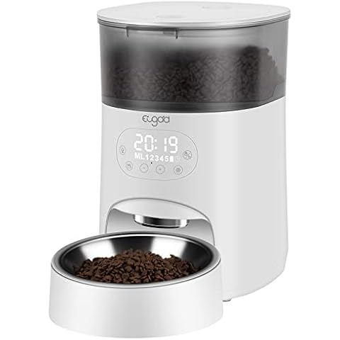 EUGAD Futterautomat Katze & Hund 4L Cover