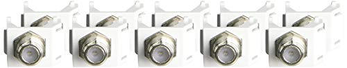 Conector Keystone F-81 OnQ Legrand 1GHz, Blanco x10 miniatura 2