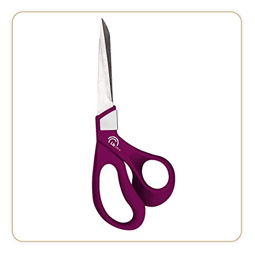 LB OFFICE 8292 Confort 21 - Ciseaux multi usages - Longueur 21 cm - Lames acier inox chantourné - Bouts mixtes - Poignées ABS ergonomiques Cover