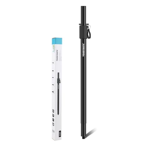 Vondynote Multi Speaker Pole for Subwoofer with Height Adjustment Fits M20 Threaded Mount and 35mm Mount