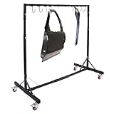 Painting Hanger Rack,Adjustable Auto Body Painting Stand with 4 Swivel Locking Wheels & 8 Hooks,Automotive Door Hood Fender Panel Painting Stand for Hang Hood,Doors,Fenders,Tailgate