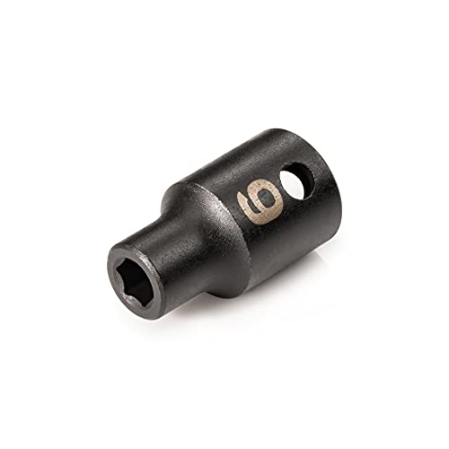 Image of TEKTON 3 /8 Inch Drive x 6 mm Shallow 6-Point Impact Socket | SID12106