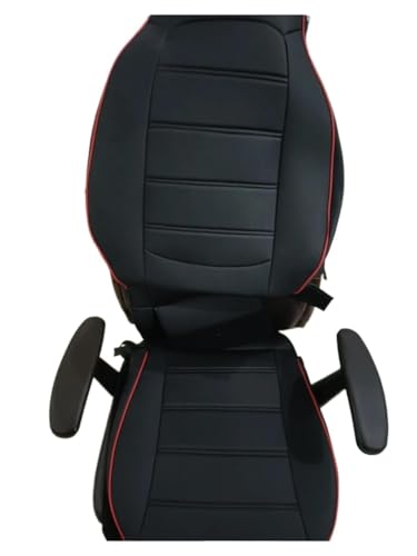 Housse de siège auto en cuir noir pour Smart Fortwo 450 451 453