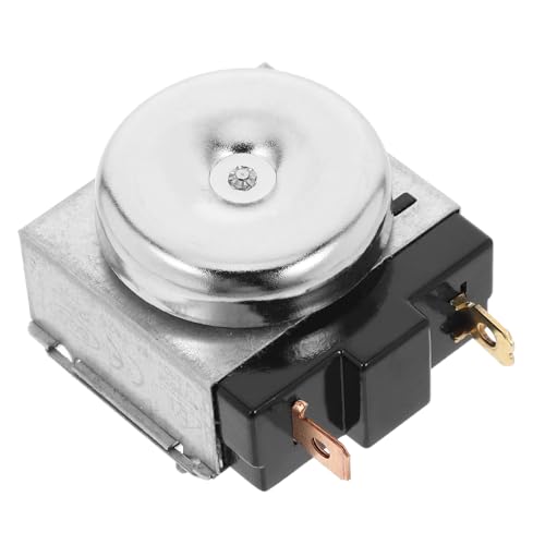 UKCOCO Temporizador Mecánico de Minutos para Cocina con Eje Redondo Interruptor para Horno Eléctrico y Olla Presión Control para Cocina y Horneado