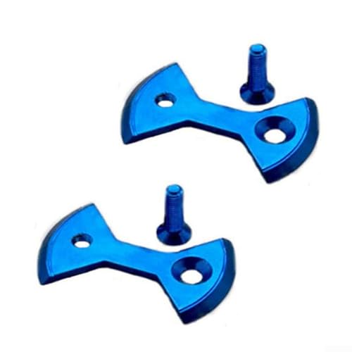 Pedales de bicicleta aerodinámicos ligeros con construcción de aleación perfectamente adecuados para adaptarse a SpeedPlay (azul)