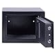 DONAU TECH Digitaler Mini Tresor 4,6L / 23 x 17 x 17 cm/Manuell-digitaler Elektronischer Safe Klein Möbeltresor/mit Digitaler Passwort & 2 Sicherheitsschlüssel Tresor/Schwarz