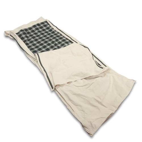 TrailMax Canvas Cavalry-Style Cowboy Bedroll; Funda Premium para Bolsa de Dormir; Lona Duradera 12oz; Forro de Franela Cómodo; Bolsa de Dormir para Camping de Invierno; Estilo Vaquero miniatura 2