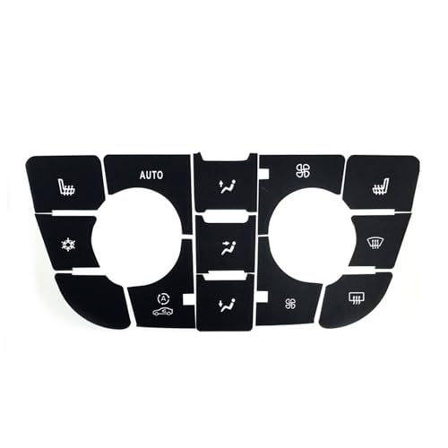 Réparer boutons effacés Opel Meriva B solution autocollant climatisation