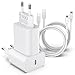 Ladekabel Schnellladekabel  günstig Kaufen-Apple MFi Certified 4er-Pack 25W Schnellladegerät, USB C Ladegerät mit iPhone 14 Ladekabel 2M,iPhone Netzteil,Netzstecker,schnellladekabel,Lightning Kabel für iPhone 14/13/12/11/XS Max/X/8P/iPad-Weiß