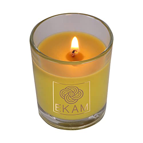 Image of EKAM Lime Mandarin Scented Votive Candle - 40 Grams Each - 10 Hours Burn Time - Ideal for Diwali, Home Decor & Gifting